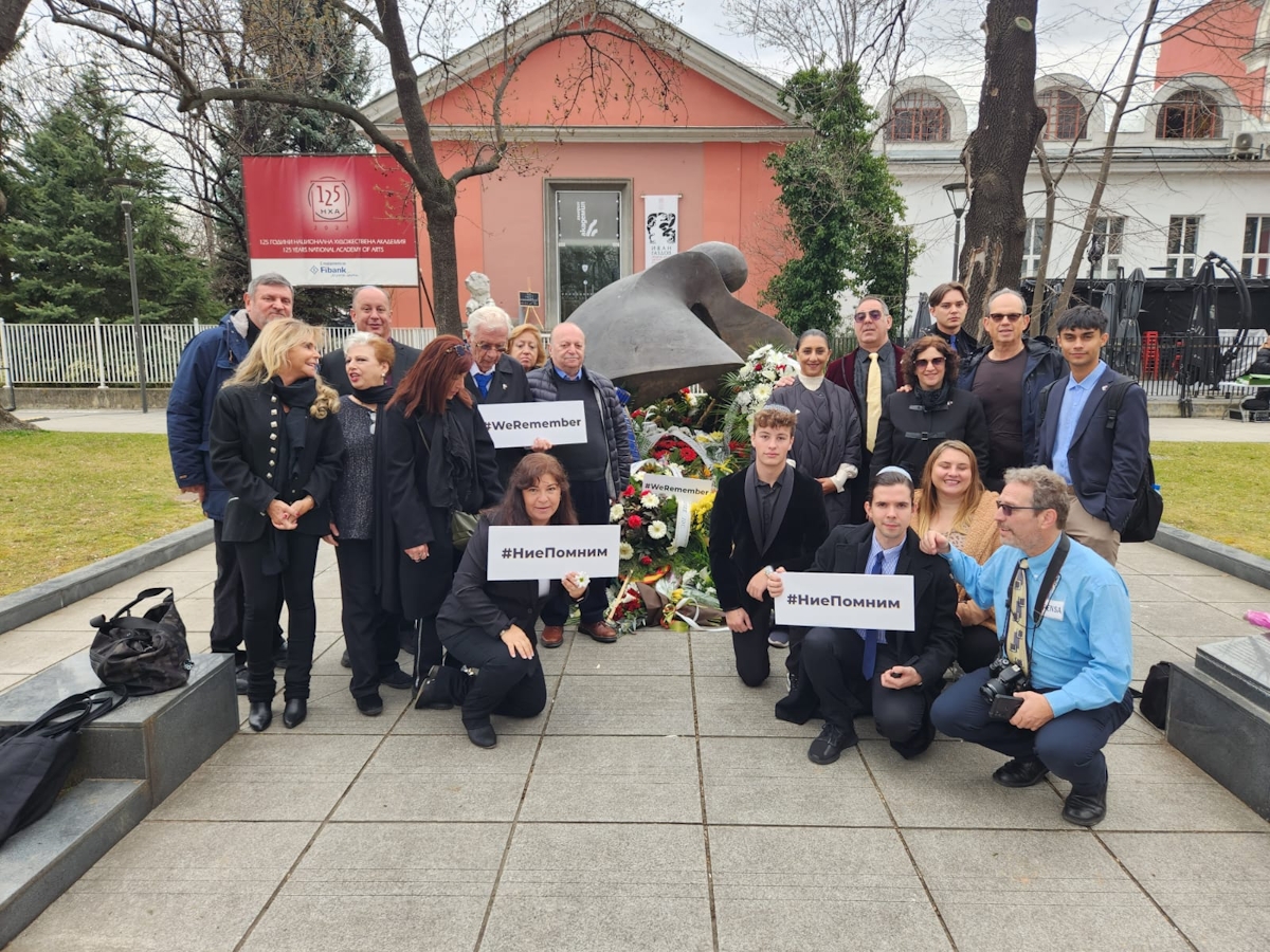 In Sofia, we were able to meet some of the last Holocaust survivors of Bulgaria during the 80th Anniversary of the Holocaust Survivors during World War II