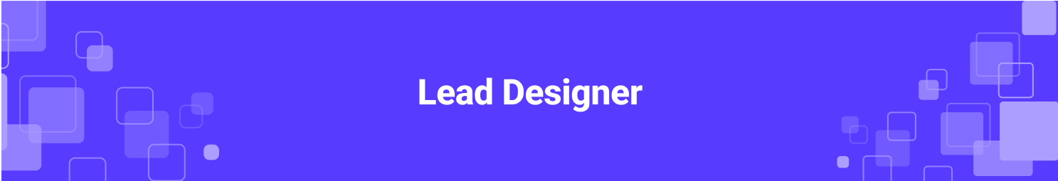 Lead Designer cover image