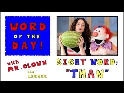 5th 20 Sight Words: Word of the Day with Mr. Clown & Liesel
